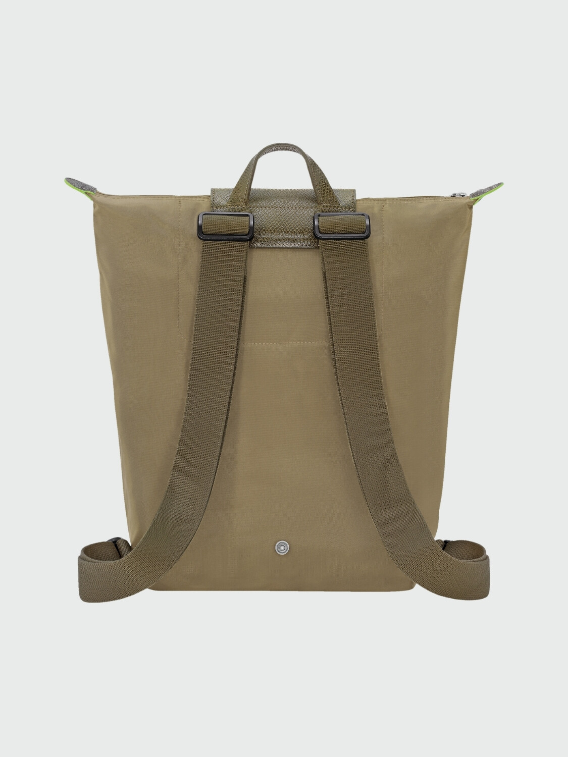 Longchamp - Mochila plegable, de nylon y asa corta, Le pliage Green Verde