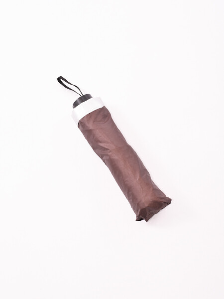 PARAGUAS CORTO BEIGE OSCURO