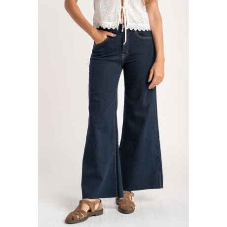Jean Flared Wide Leg Denim