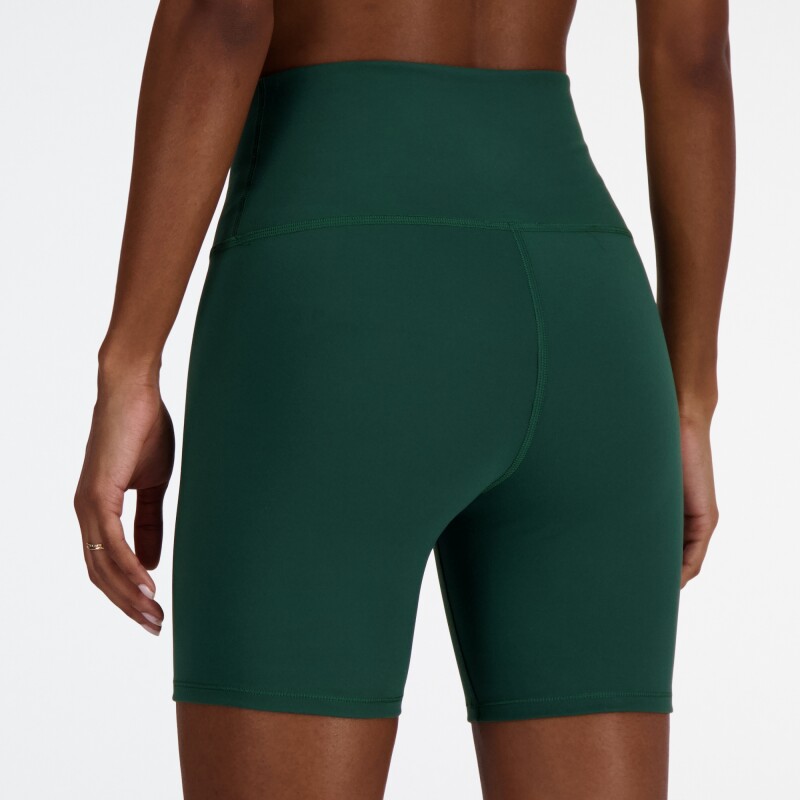 Short New Balance de Dama - 6 INCH BIKE SHORT - WS41114NWG GREEN