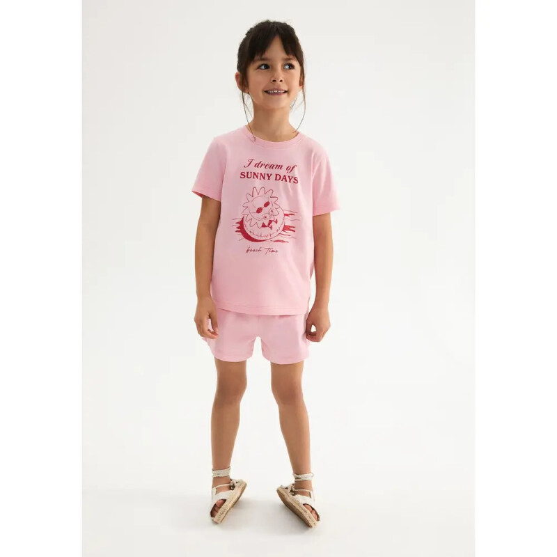 SHORTS FEM ROSA CLARO