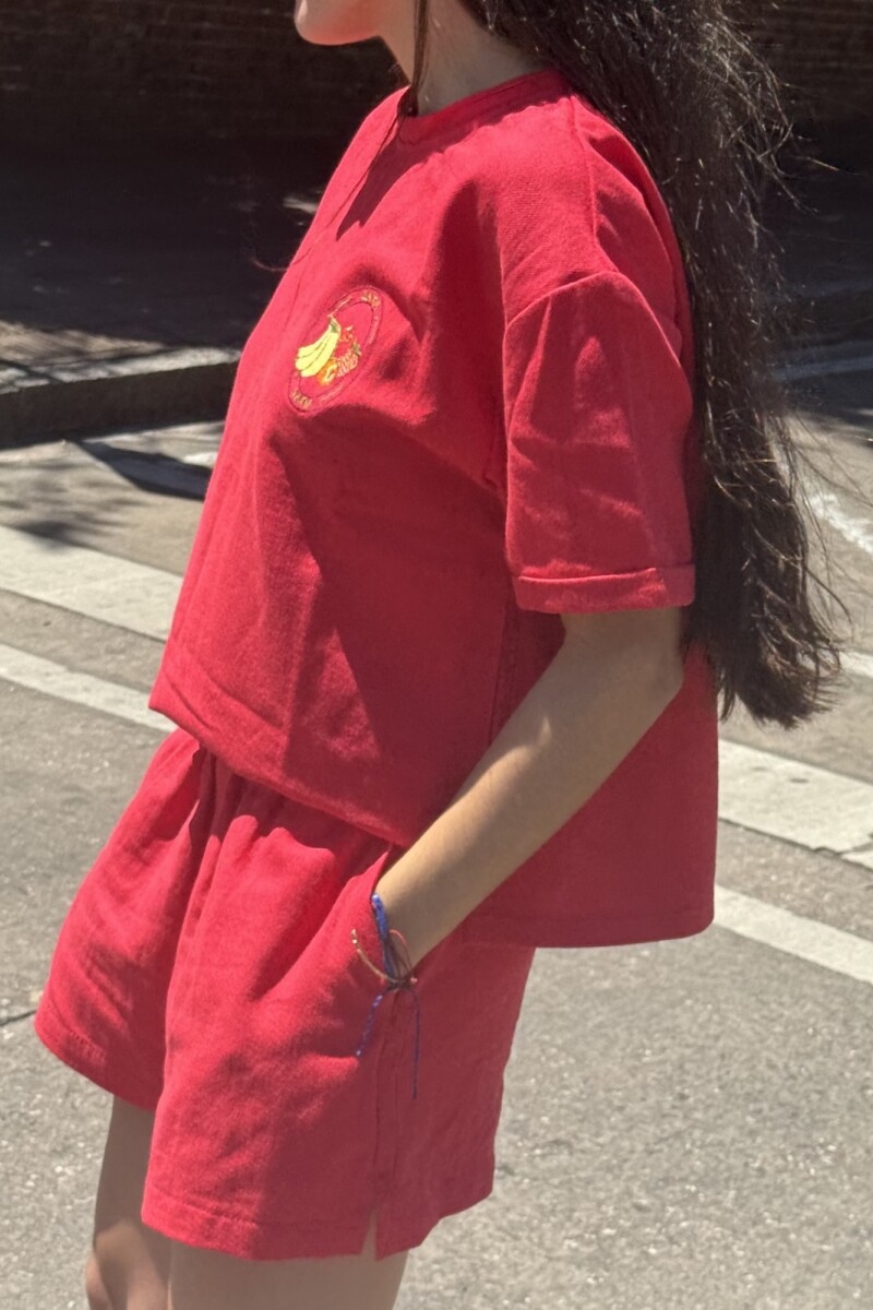 TSHIRT LA VERDULERIA Rojo