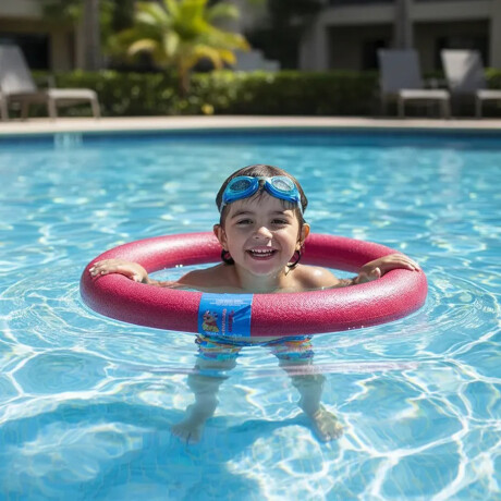 Flotador Circular Mor Flota Piscina Entretenimiento Natación Rosa