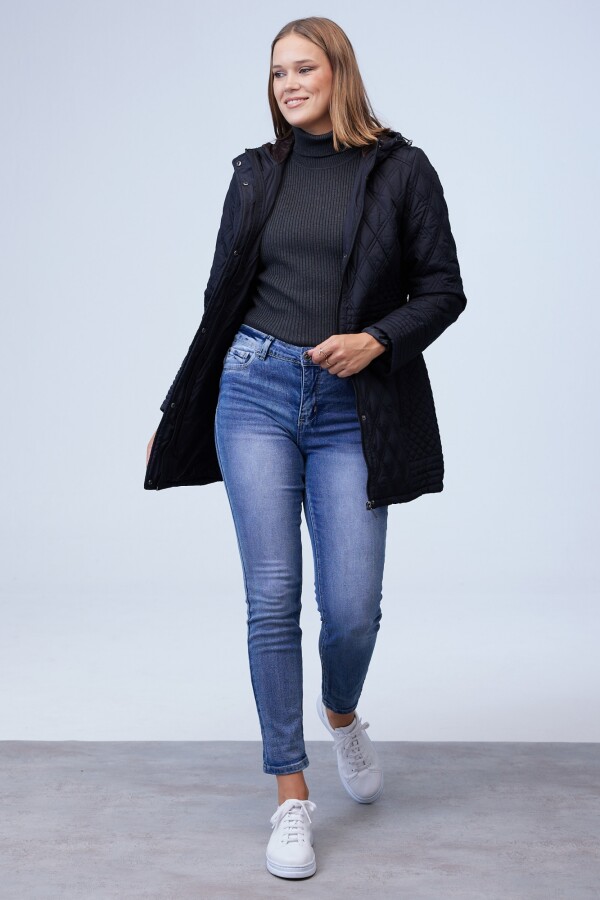 Campera Capitoneada NEGRO