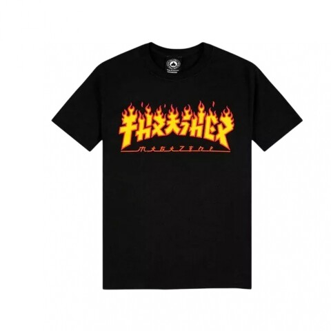 Thrasher Godzila Flame Black