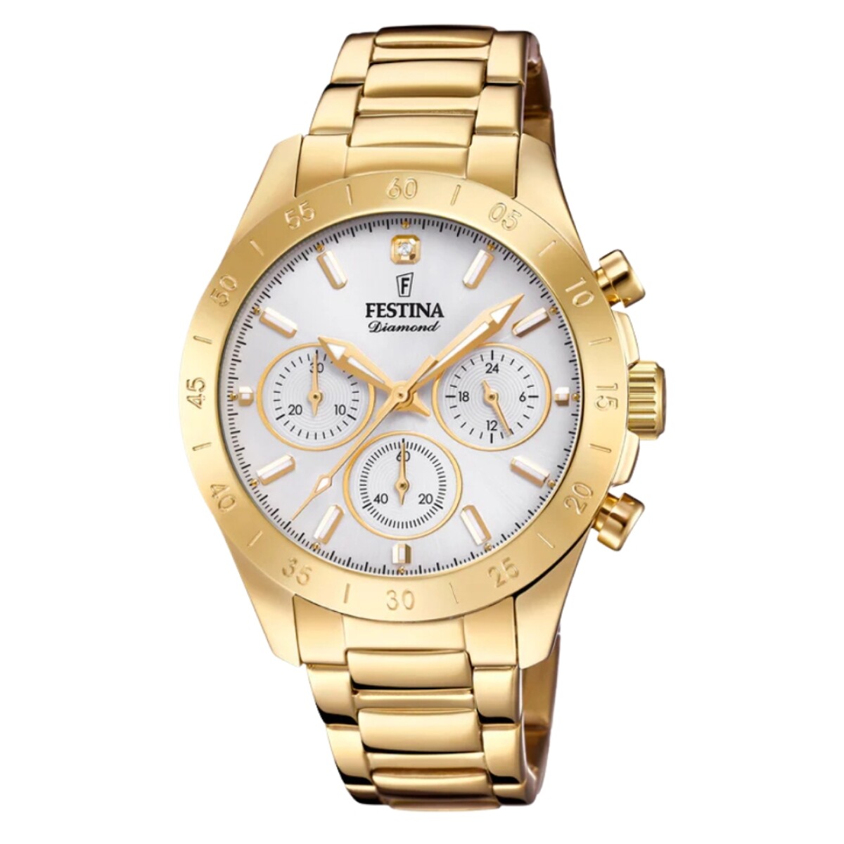 Reloj Festina F20399/1 para dama en acero dorado - Dorado 