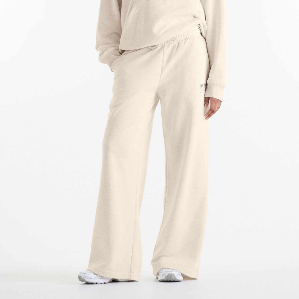 Pantalón New Balance de Dama - Trackside - WB62412FLIT - CHARCOAL HEATHER 