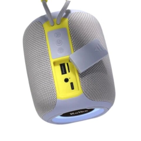 Parlante Kolke Arrow KPP-678 Negro Bluetooth 5.3 TWS RGB Portátil Blanco