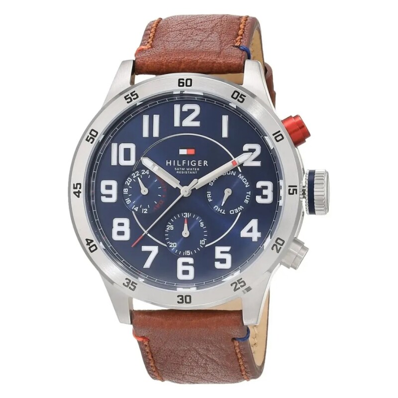 Reloj Tommy Hilfiger 1791066 para hombre con correa de cuero Azul