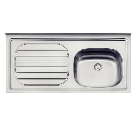 MESADA PILETA DERECHA 120 CM ACERO-INOXIDABLE GRIS TRAMONTINA