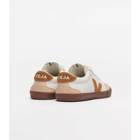 Championes Volley O.T. Leath de Hombre Blanco