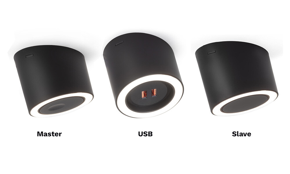 DOMUSLINE SET UNIKA 3x4.5WF46 negro luz neutra Domusline Set Unika 3x4.5wf46 Negro Luz Neutra
