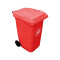 CONTENEDOR DE BASURA CON RUEDAS 240 LITROS Contenedor de Basura con Ruedas 240 Litros Rojo