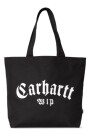 Canvas Graphic Tote Large Negro