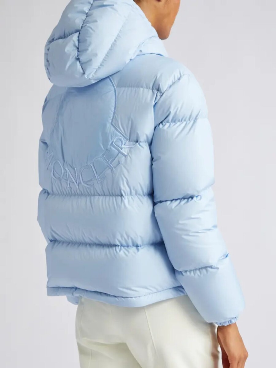 Moncler -Campera con capucha integrada, Ebre - Celeste 