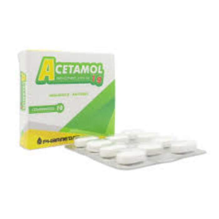 ACETAMOL 1 GR. CJ X 10 COMPRIMIDOS única