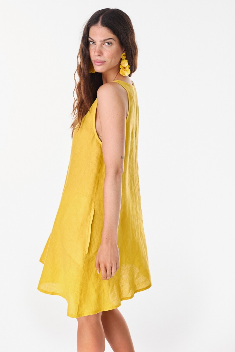 Vestido Diario Amarillo