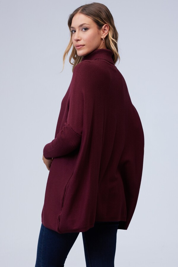 Polera Oversize BORDEAUX