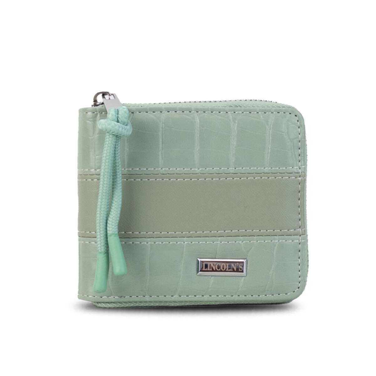 Billetera Candela Croco - Cilantro 