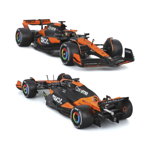 Auto Bburago Formula 1 McLaren con Exhibidor Escala 1:24 Oscar Piastri
