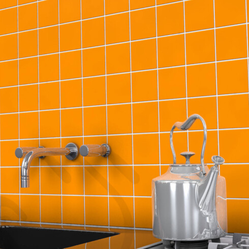 REVESTIMIENTO CERAMICAS 10X10 BRILLO NARANJA BRICK Y SIMIL GAMAS DE NARANJA