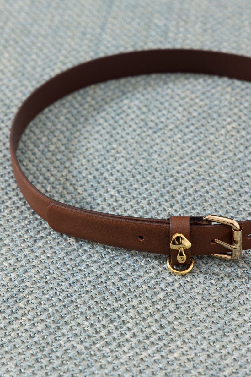 CINTURON ITALIA Marron