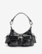 City Cartera Baguette Multipocket - Negro