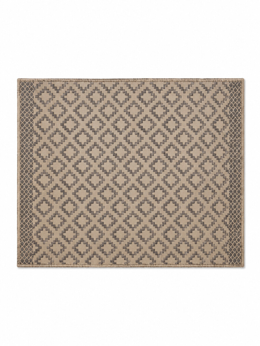 ALFOMBRA MANOR ROMBOS - MARRON 