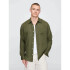 LS LINEN ARMY JACKET GREEN