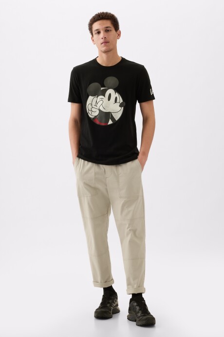 Remera Mickey Hombre True Black V2