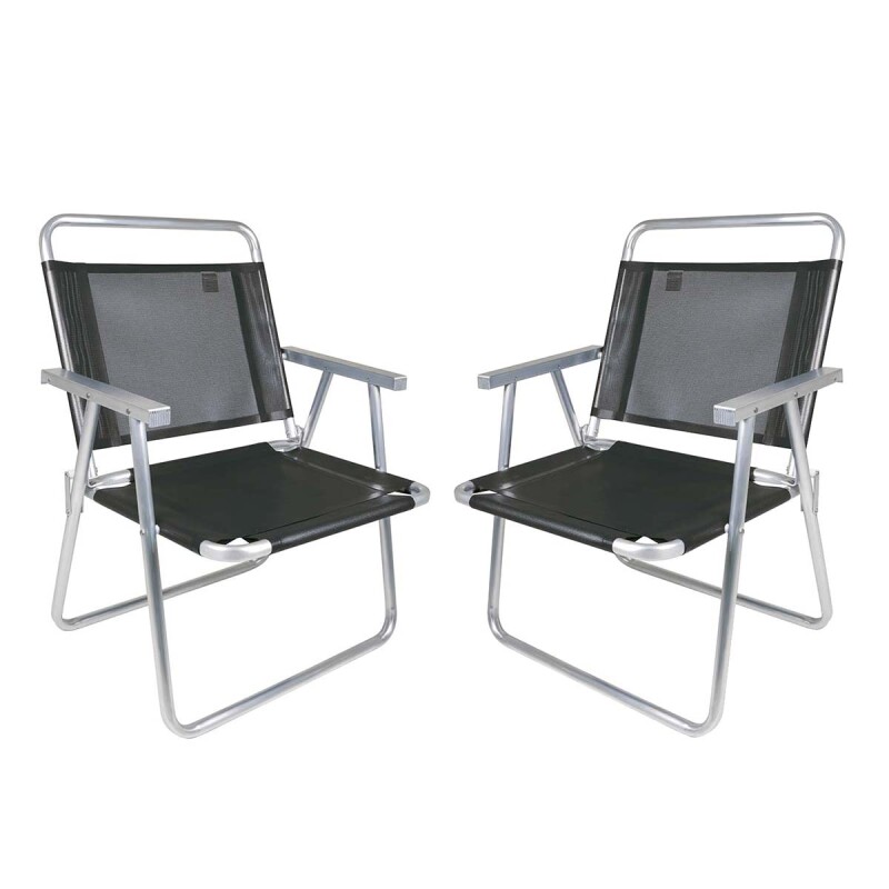 Set X 2 Sillas Oversize NEGRO