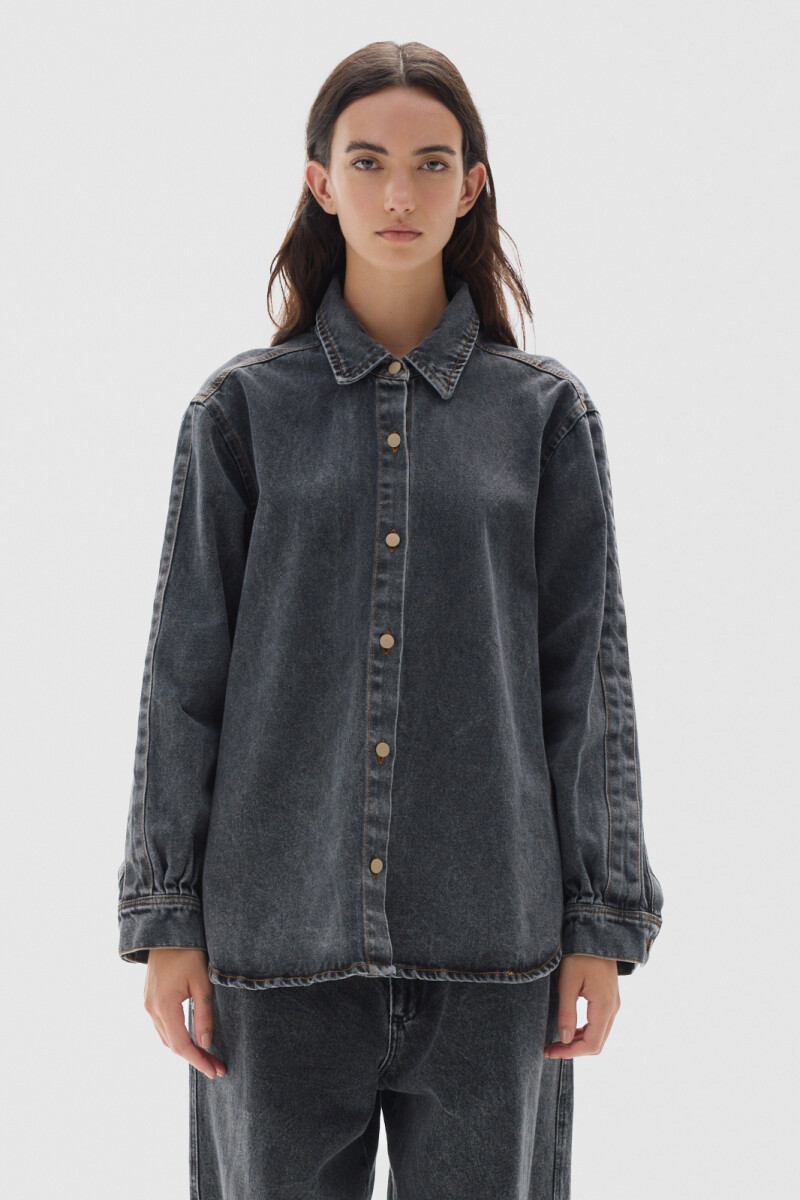 Camisa Noble Denim Soft Stone