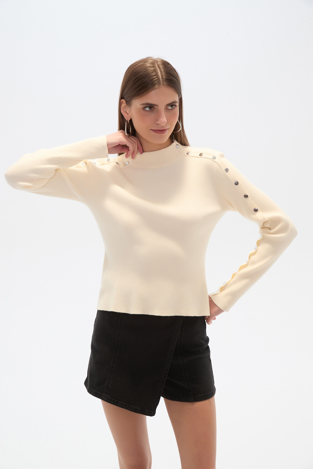 Sweater Caddie Crudo / Natural