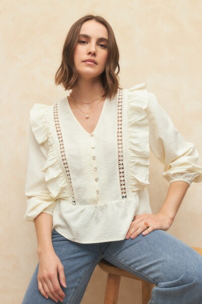 BLUSA FRANCESCO Blanco