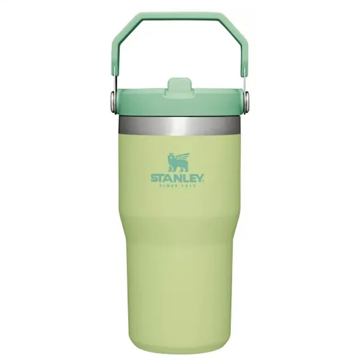 VASO FLIP STRAW TUMBLER STANLEY 600ML VERDE LIMÓN 