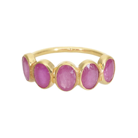 Anillo Karvik de plata 925 bañado en oro 18 K 0