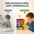 Libro Didáctico Interactivo Bilingüe con 20 Hojas Táctiles Diseño 2
