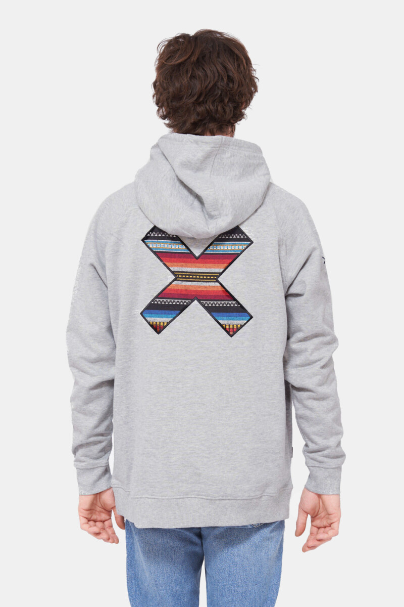 Hoodie Blue Banana Gris