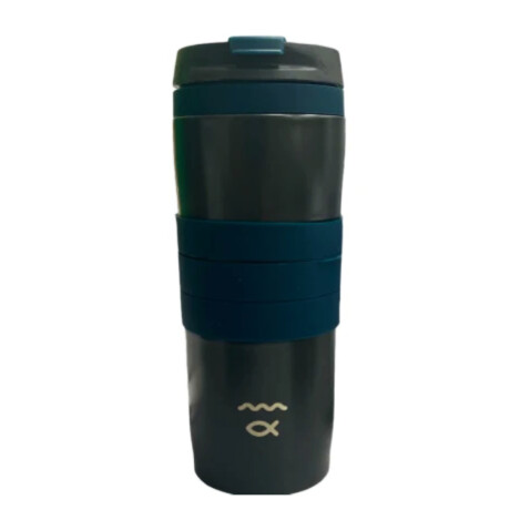 Jarra Térmica Mug Río Bandas 350ML NEGRO-VERDE-OSCURO