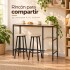 Barra + 2 Taburetes Movi Jjo0018 BARRA + 2 TABURETES MOVI MARRON JJO0018