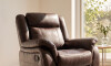 Sofá recliner Royal - 1 cuerpo Marron