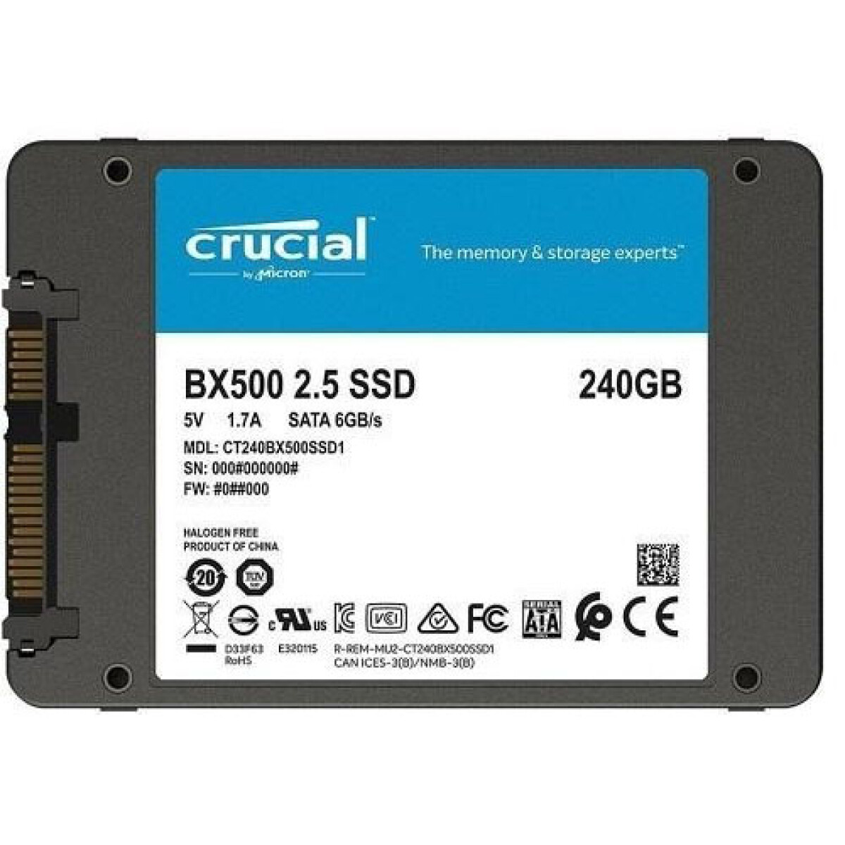 Disco Ssd Crucial 240GB 