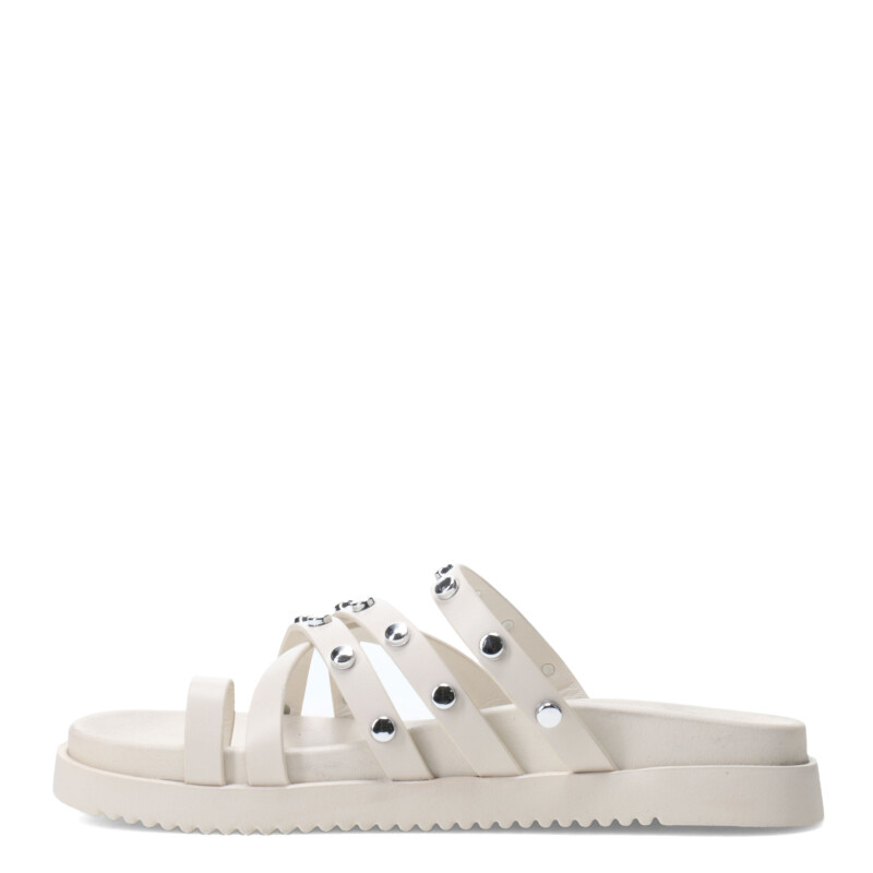 Sandalia de Mujer Miss Carol CREET con tachas Blanco Hueso