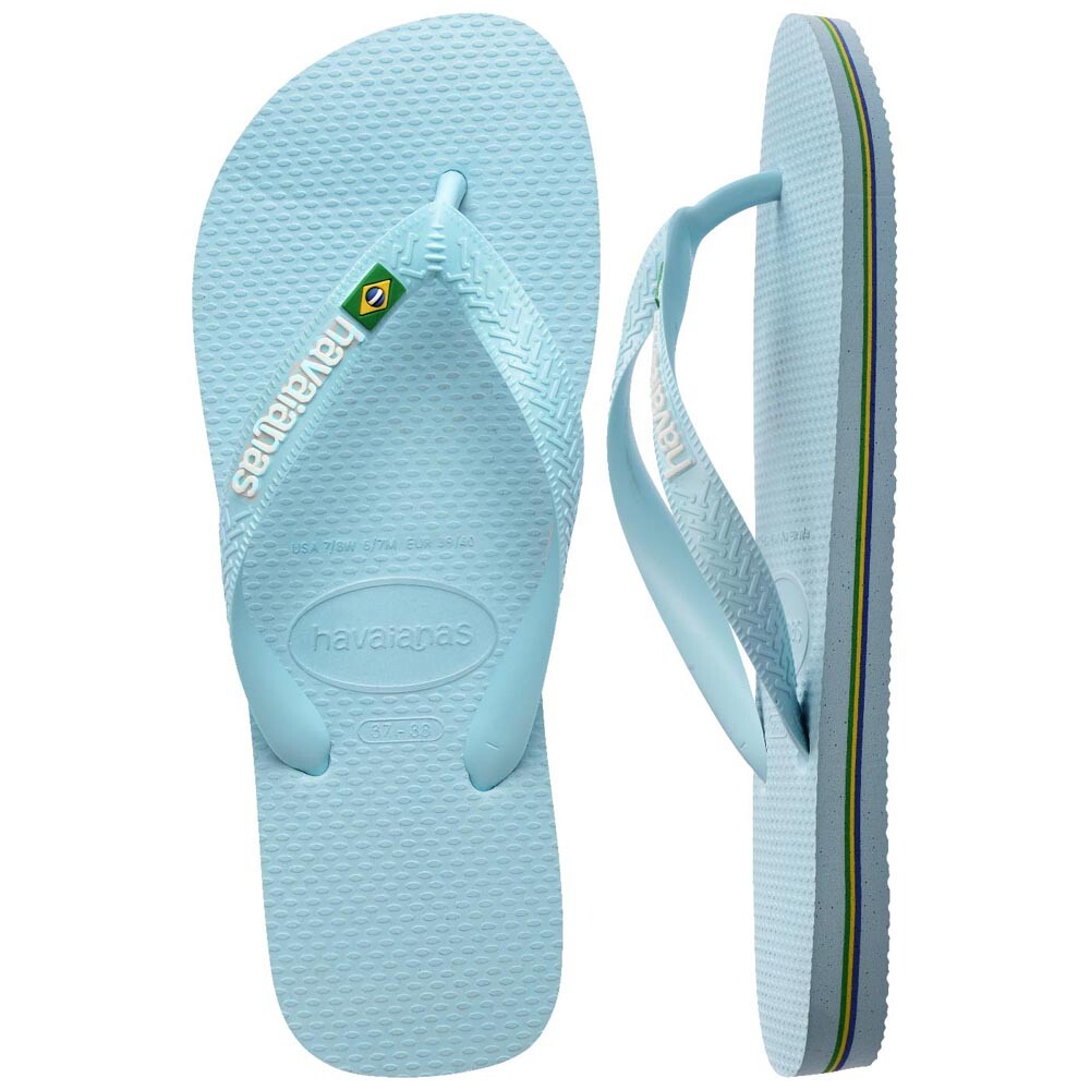 Sandalias Havaianas Brasil Logo Hombre Azul Maceió