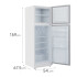 Heladera Enxuta Renx24281fhw 264 Lts HELADERA ENXUTA BLANCA RENX24281FHW