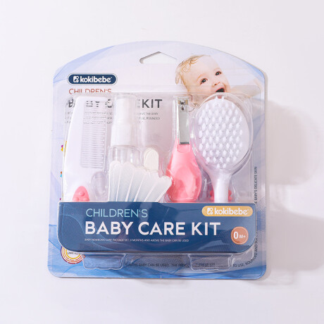 Set De Cuidado Para Bebé Rosa