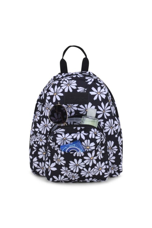 MOCHILA JANSPORT HALF PINT PUNK PANSIES BLACK