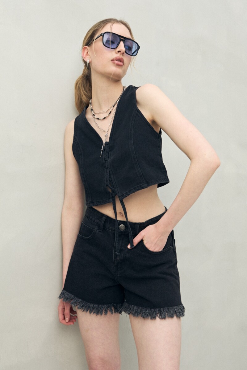 SHORT OMBRA Negro