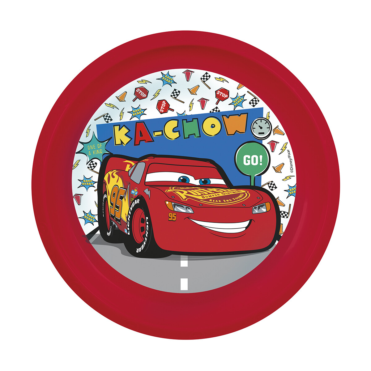 Plato Plástico Cars 22 cm 