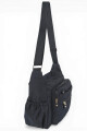 Morral con bolsillos Negro